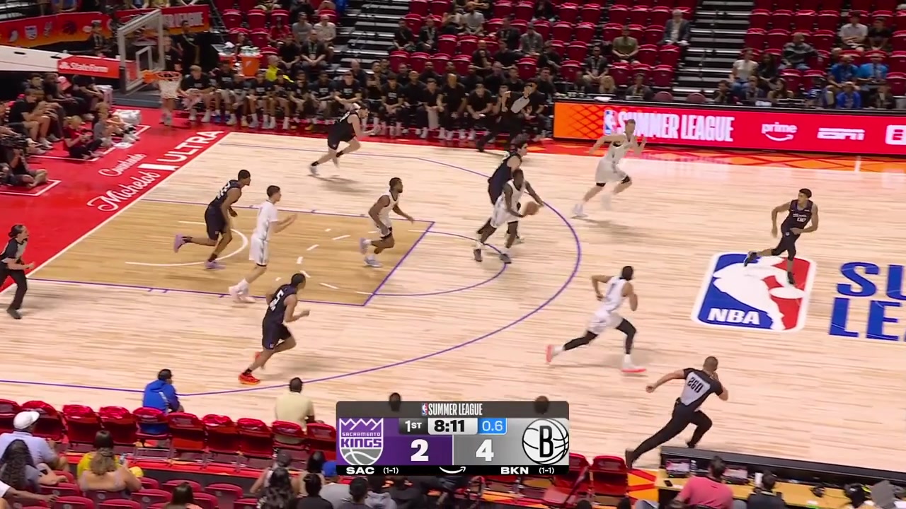 Lowlight Mikel Brown Jr goes for the behind the back pass on the fastbreak but it didn't work out