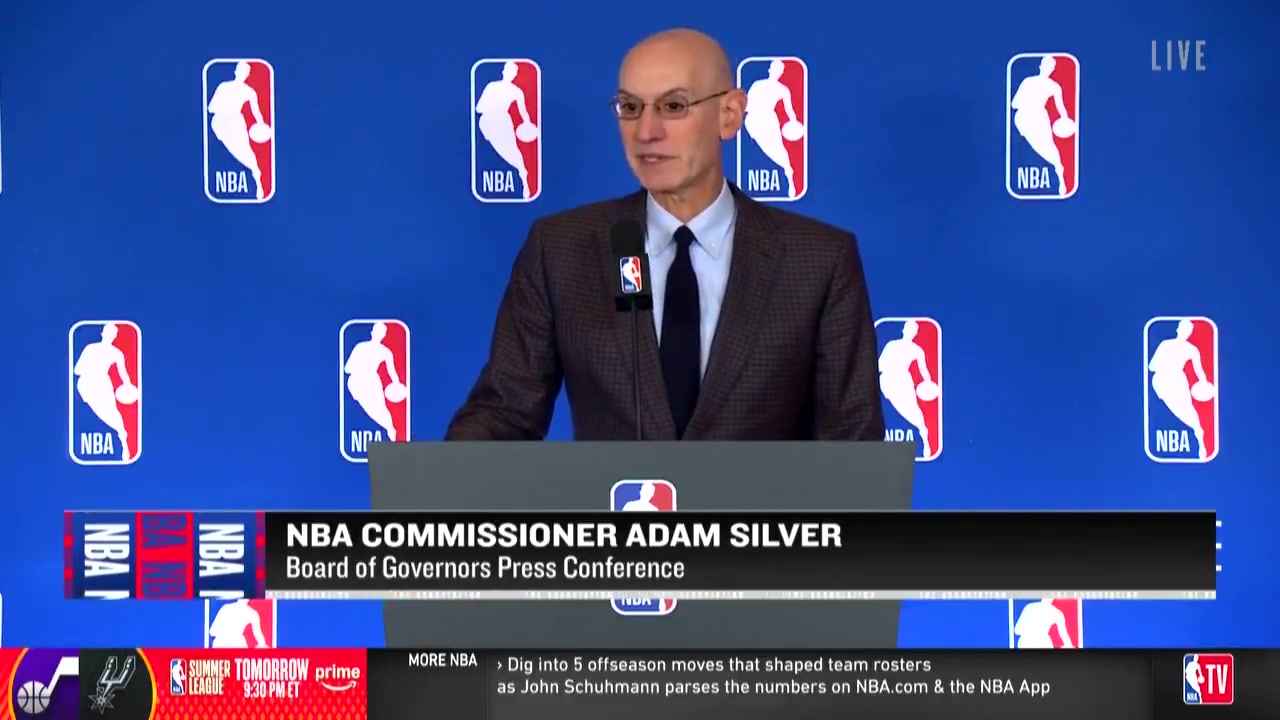 Adam Silver on the Kawhi trade I'm hopeful that it will wrap up this summer I want to clarify The league did not pause the trade The parties to the trade made a decision not to go forward given that the investigation remained open