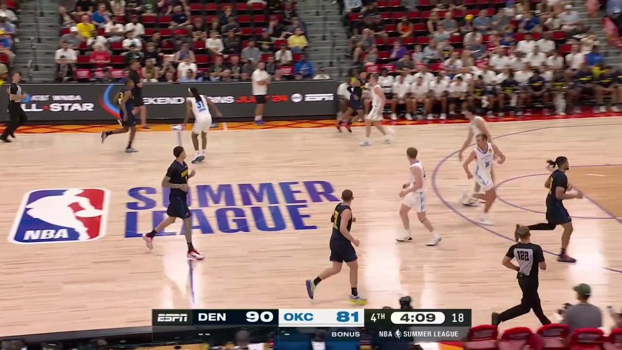 Trevon Brazile keeps abusing Aday Mara as he goes by him and finishes with the layup and then hits a 3-pointer in his face to give him 32 points with replaysBrazile also slaps Mara's behind after it