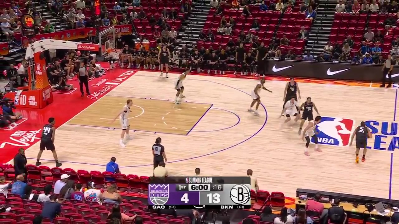 Emanuel Sharp full highlights vs Brooklyn Nets 115-83 L - Las Vegas Summer League23 Points on 712 FG 583 611 from 3 545 22 FT 3 Rebounds 1 Off Reb 4 Steals 1 Block 5 turnovers 4 PF and a - of -6 in 2252 minutes played off the bench