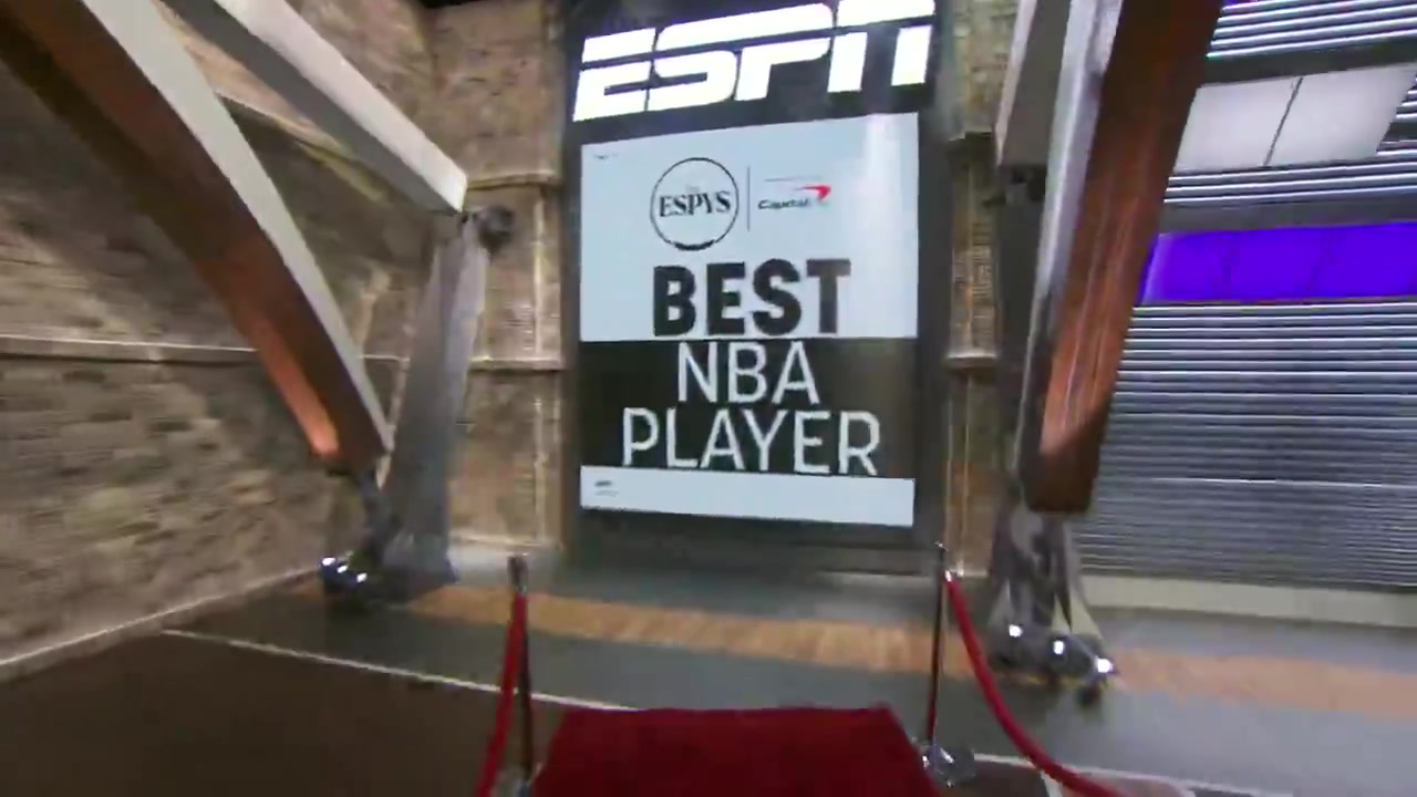 NBA on ESPN Jalen Brunson wins the 2026 ESPY Award for Best NBA Player
