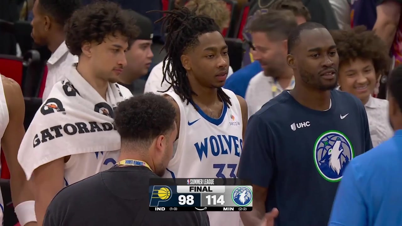 Replays of Isaiah Evans highlights from the game vs the Pacers - Summer League