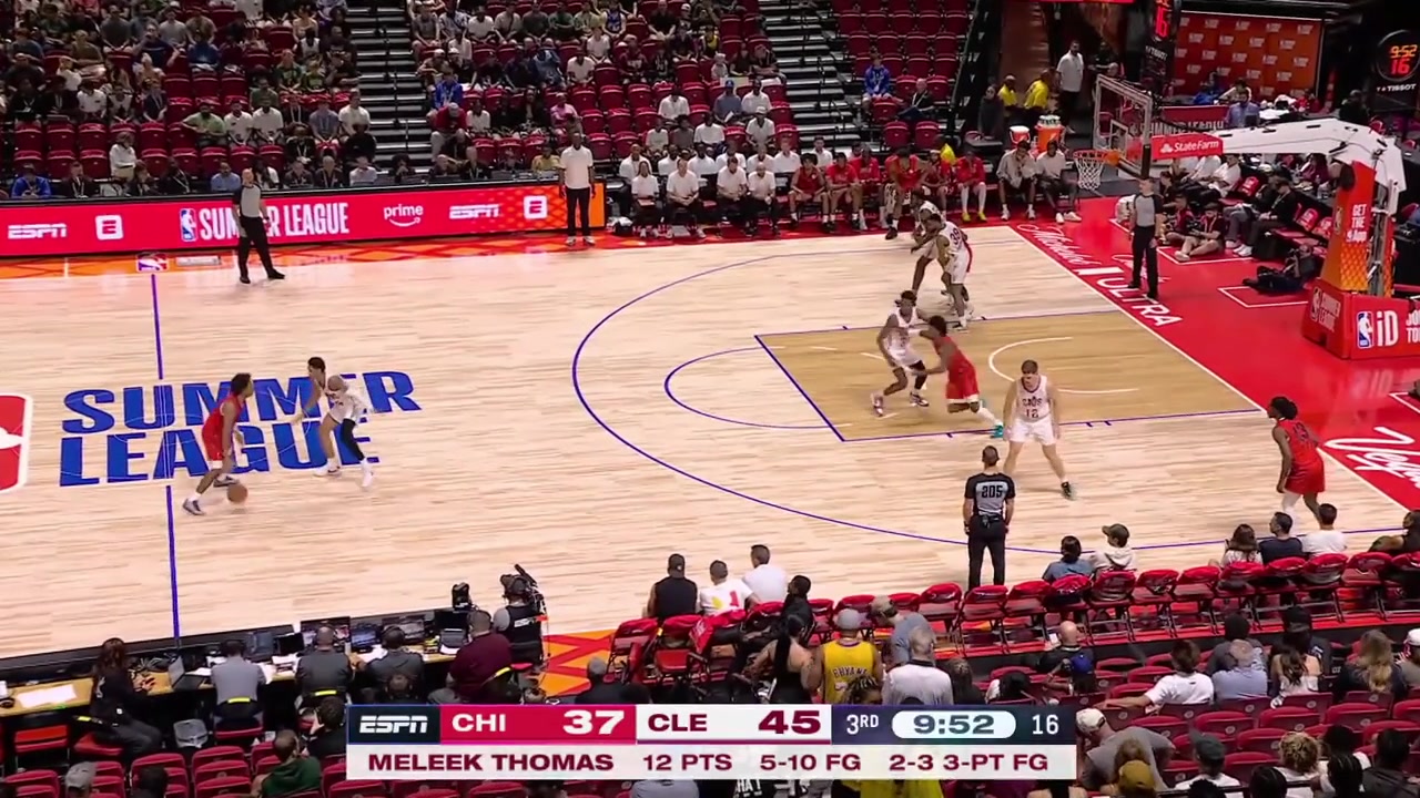 Meleek Thomas with the steal and the layup to start the 2nd half the pullup 3 and the nice layup finish with replays
