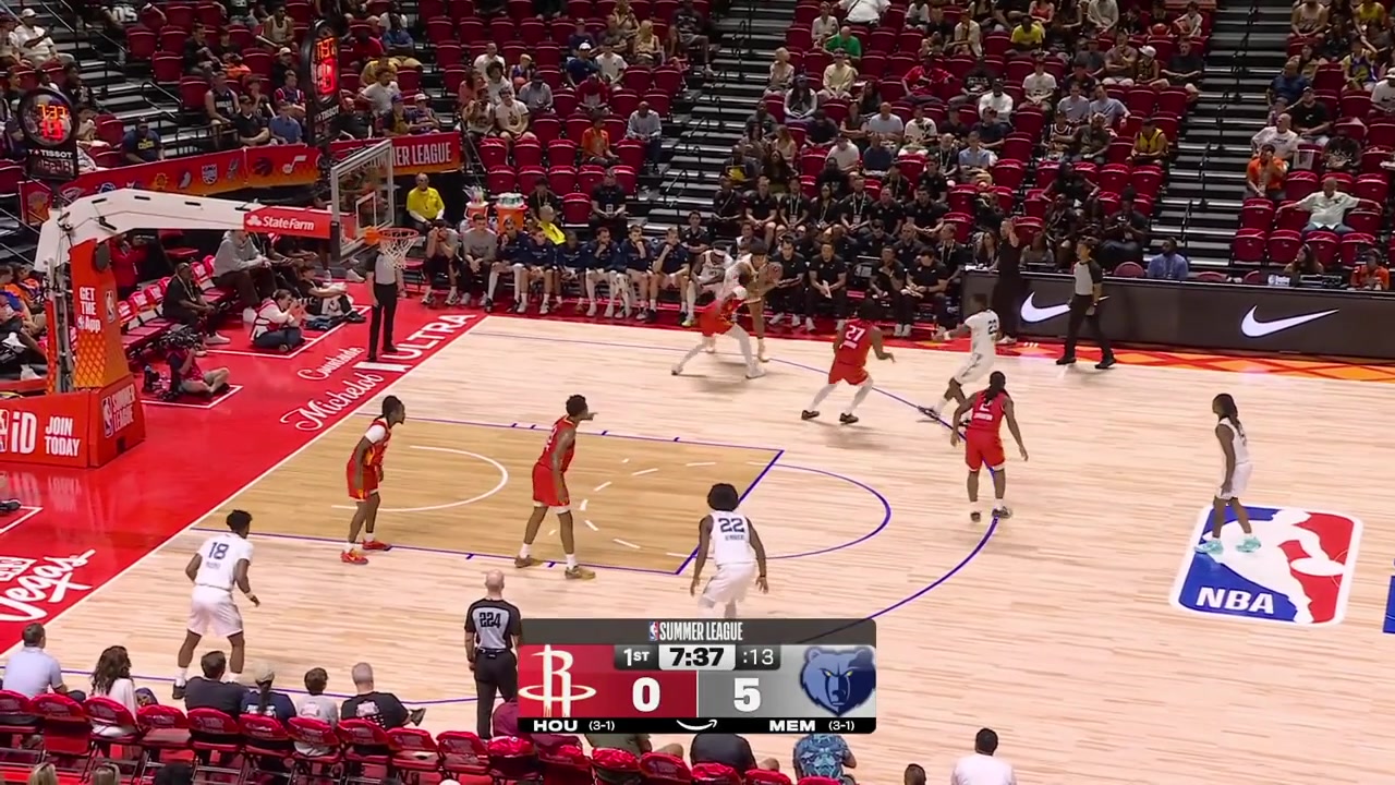 Cameron Boozer drives spins and finds Taylor Hendricks with a beautiful behind the back pass under a double-teamHendricks gets fouledWith a replay