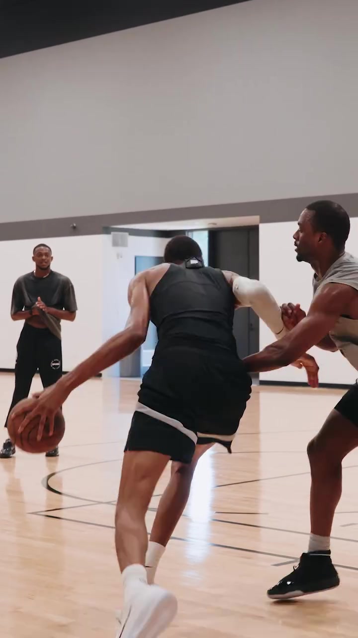 Victor Wembanyama Tobias Harris and Dr'Aaron Fox in The Lab Ahead of 2026-2027 Season