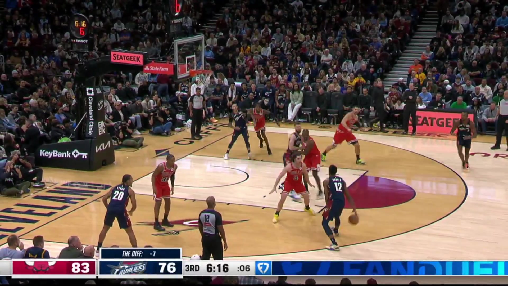 Deandre Hunter crosses Giddey so hard that it literally breaks his ankles