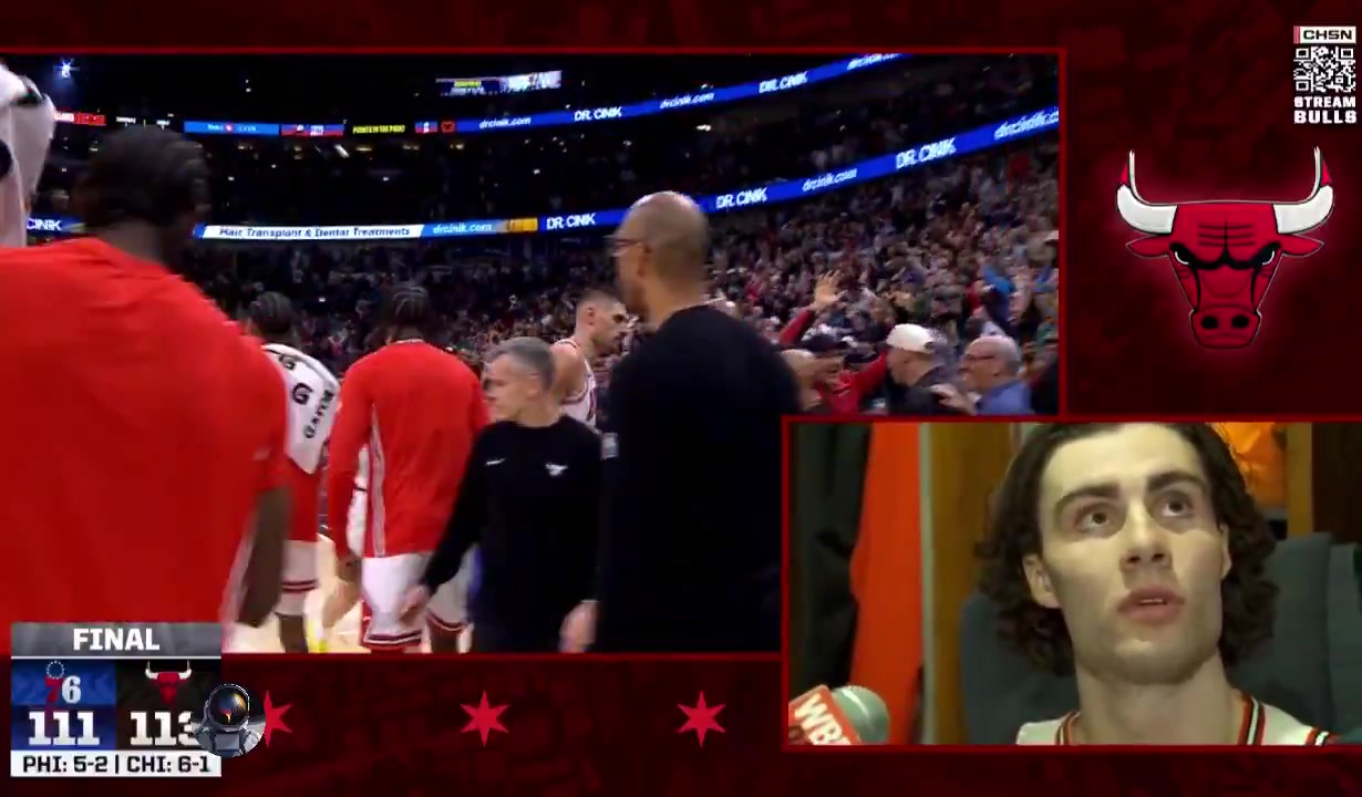 Last season Josh Giddey was the first Bulls player to record back to back triple doubles since MJ did it in 1988-89