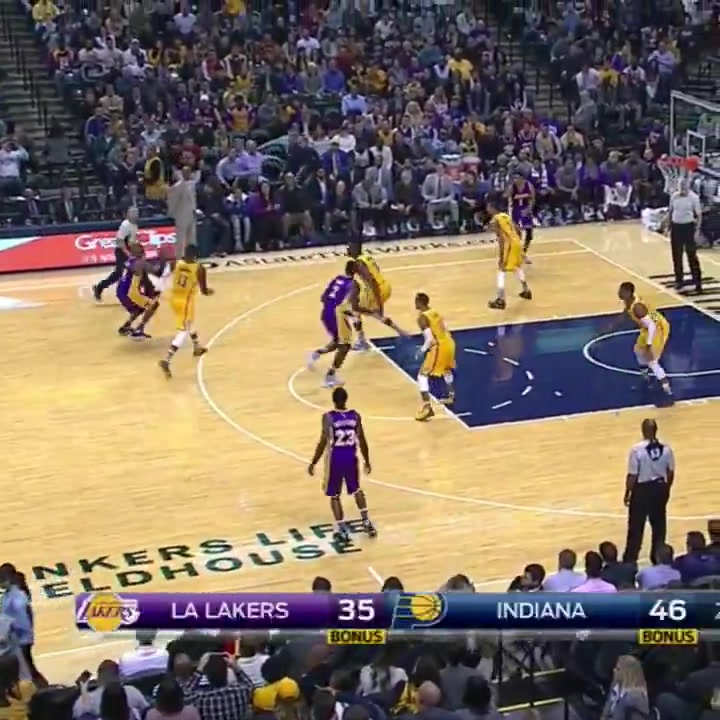 Kobe Bryant hitting tough 3's in his final season