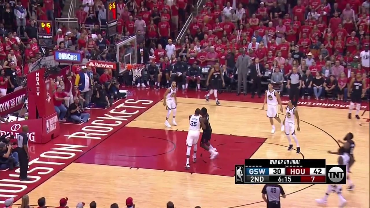 The 27 straight missed 3 pointers by the Rockets in Game 7