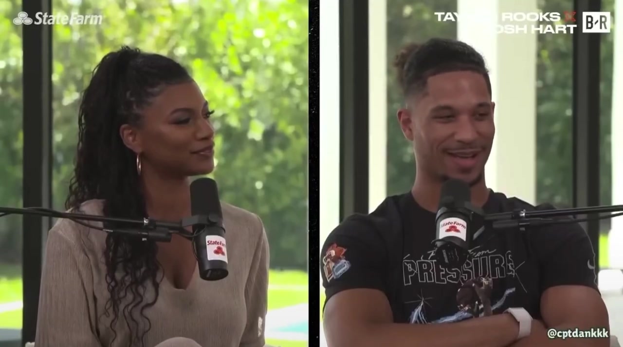 Josh Hart on his friendship with Jalen Brunson I was just changing one of my newborns and I just look at Jalen like 'Yo my son's packing' and I flipped the camera and Brunson just busted out laughing That's the kind of relationship we have