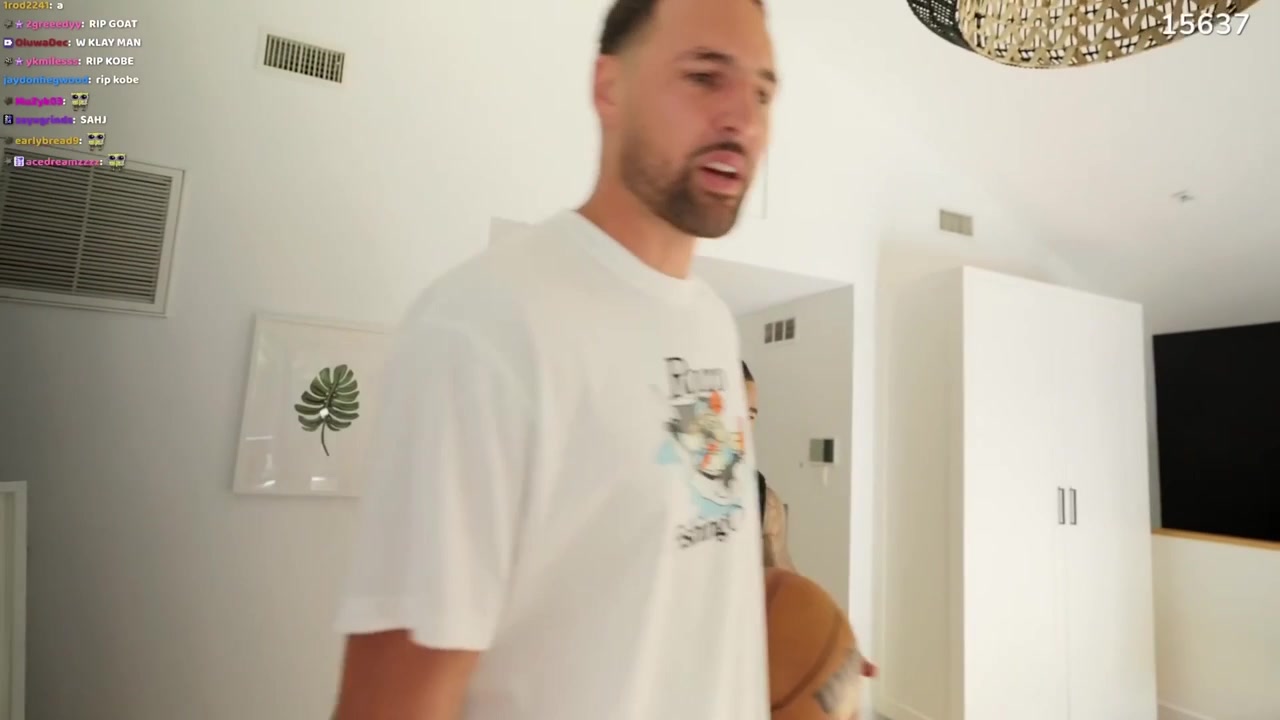Klay on his Bill Russell signed ball This will stay in my family forevermy most prized possession bc he did so much for the game also championed civil rights did so much for black folks in this nationHe gifted these to the players he liked the most that just meant the world to me
