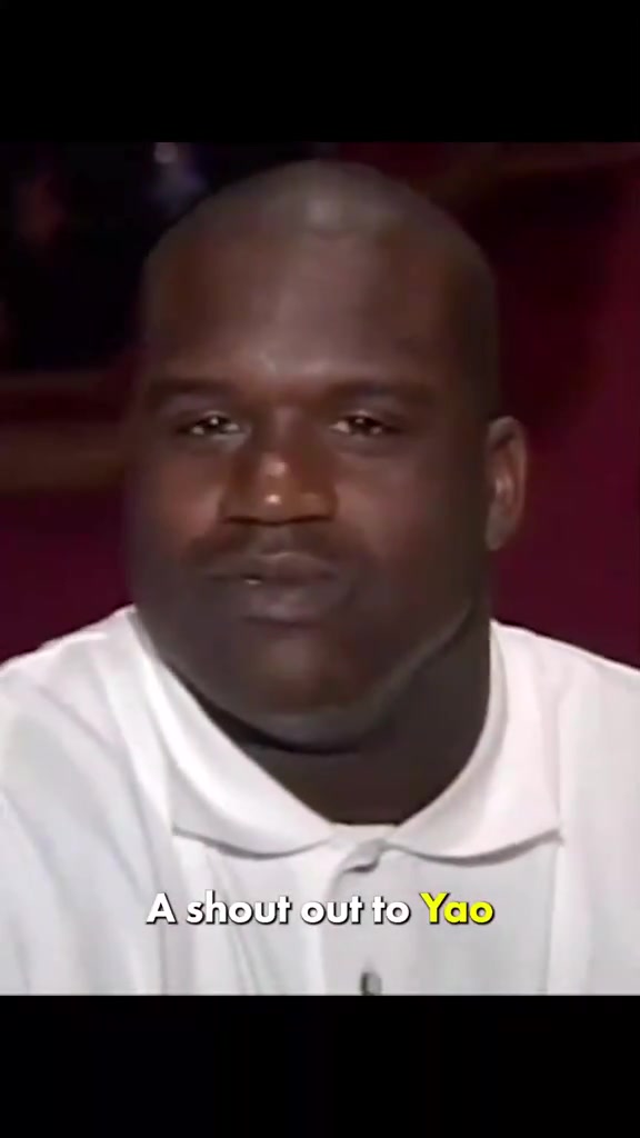 Shaq makes a racist joke about Ya0 Mingg 2003