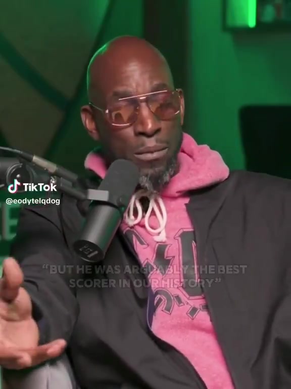 Kevin Garnett - To say Michael Jordan had a limited bag but he was arguably the best scorer in our history What the f is the definition of a bag then