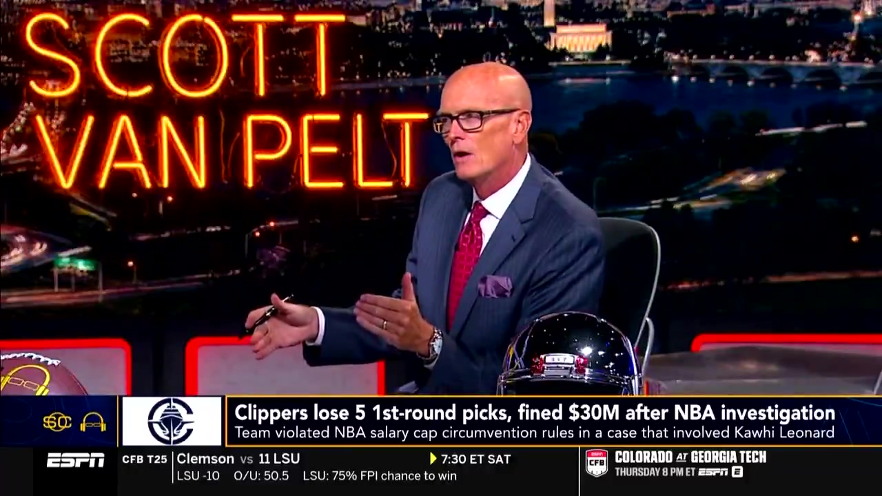 Brian Windhorst There's a lot of people that made a lot of assumptions about Adam Silver along the way This is as big of a punishment has ever been doled out in the NBA He has been presumed to be soft on crime to a certain certain extend That's not something you can say today