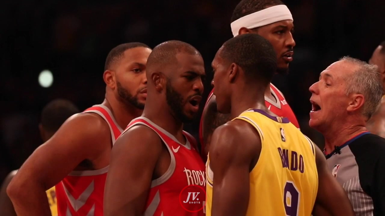 I put music behind the Chris Paul - Rajon Rondo fight