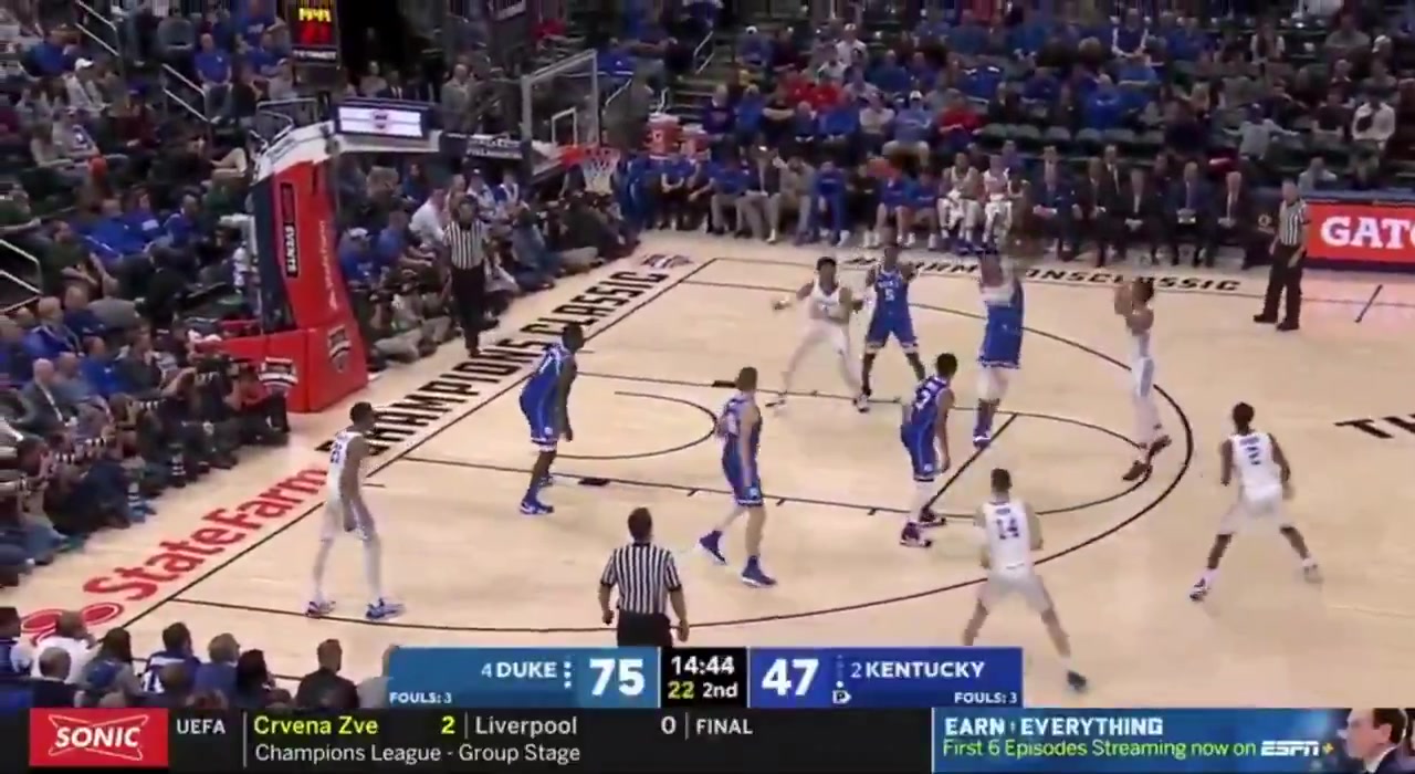 Zion Williamson with the unreal steal/block and RJ Barrett with the layup