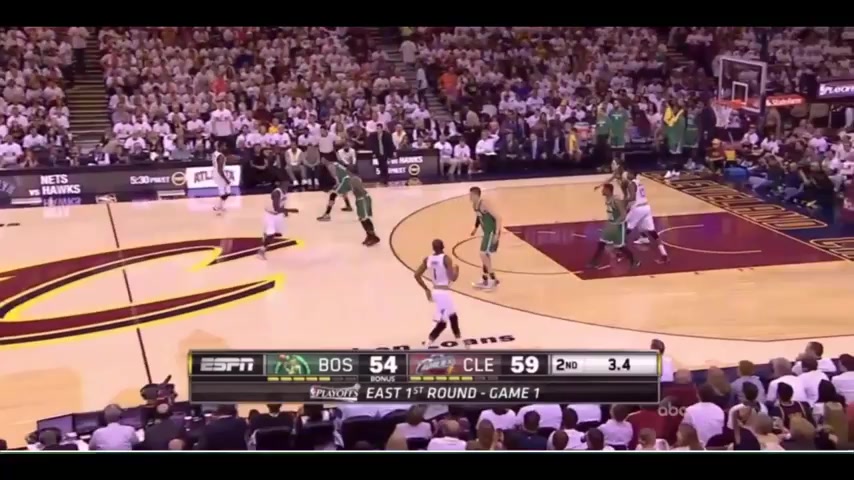 Kyrie Irving Hits a 3 at the Halftime Buzzer!