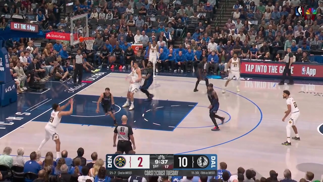Naji Marshall throws a lob to Anthony Davis who misses the dunk Marshall stays with the play recovers the ball and hits Davis with a brilliant behind-the-back pass for a powerful two-handed slam