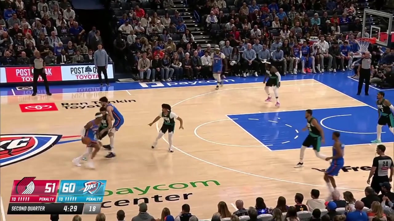 Shaedon Sharpe steals the pass and takes flight to hammer it on the fastbreak