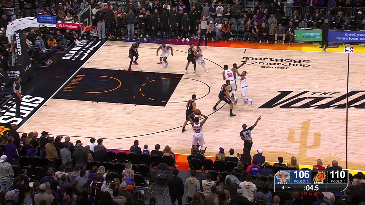 Royce O'Neale gets called for a VERY questionable foul with just 5 seconds remaining however ball don't lie and OG Anunoby missing both 2 free throws sends the Suns home with the win and some chicken dinner