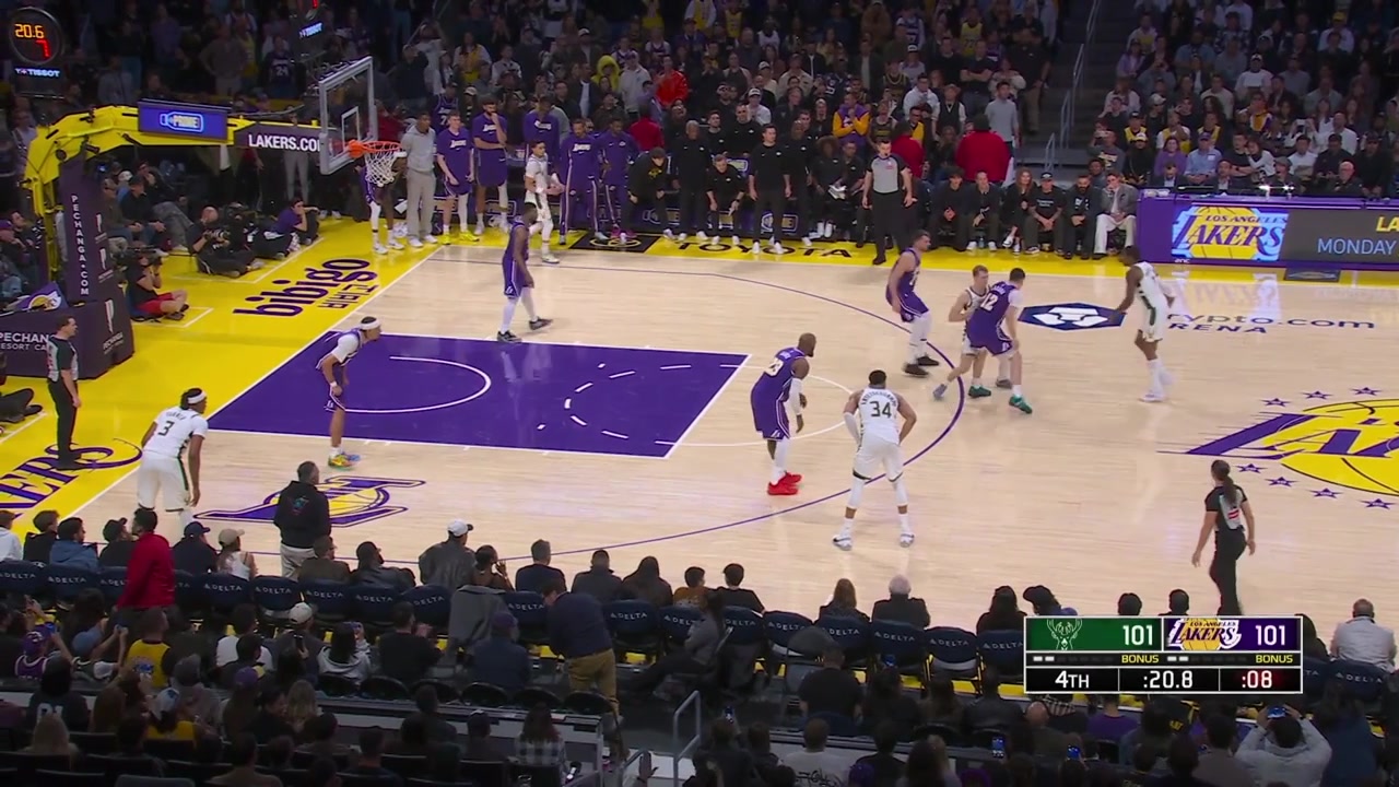 Luka Doncic gets called for the VERY questionable foul with just 16 seconds remaining making his 6th of the night and giving the Bucks an easy opportunity to pull ahead