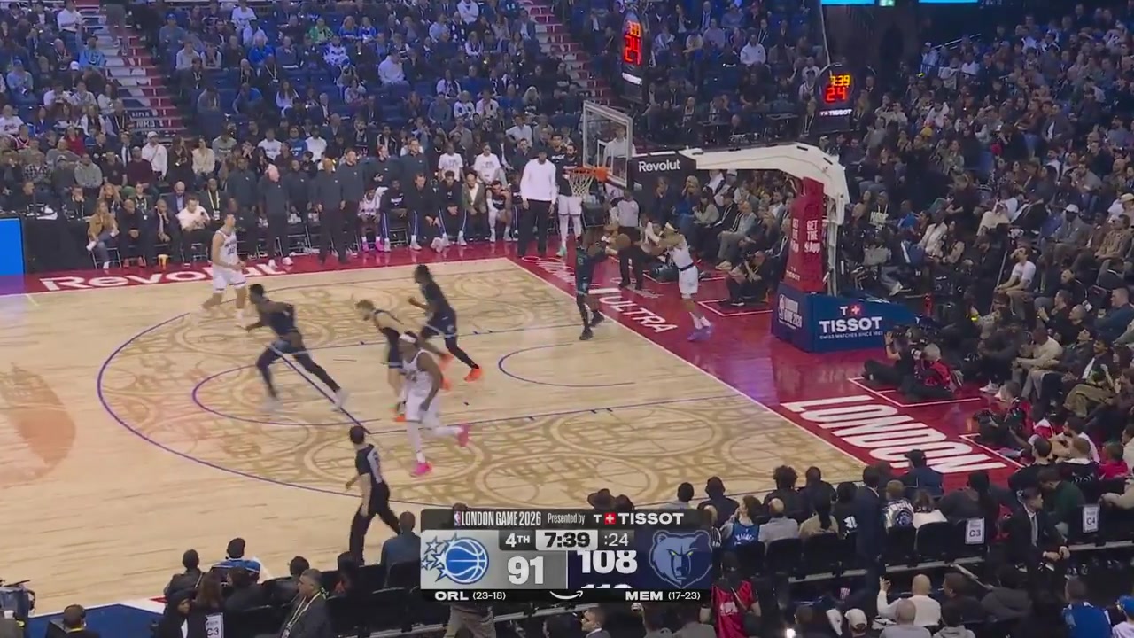 Ja Morant with an inbound steal and gorgeous behind the back pass leading to 2 points