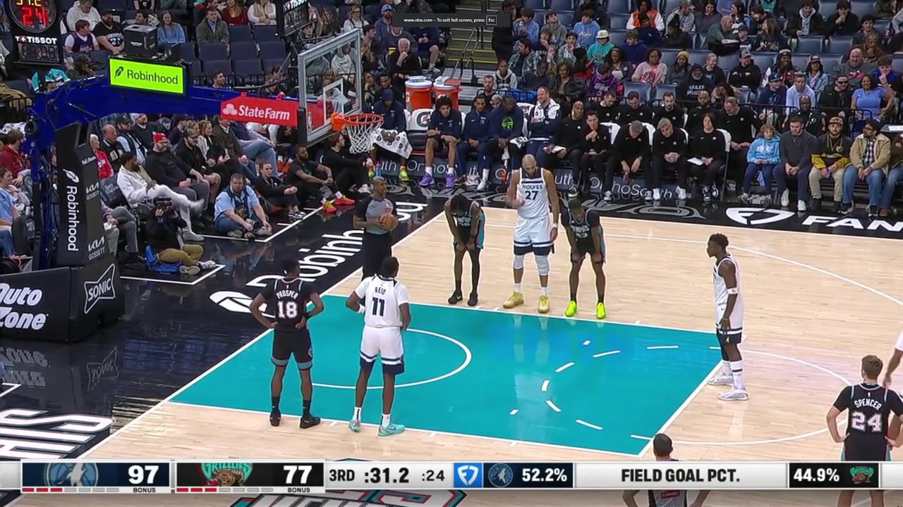 Grizzlies commentary team reacts to Rudy Gobert airballing a free throw That might have been the ugliest free throw of the season