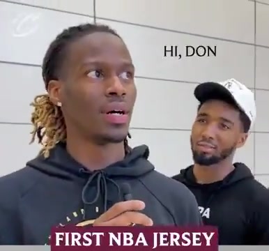 Keon Ellis says the first NBA jersey he owned was an old LeBron jersey Donovan Mitchell tells him to stop the cap