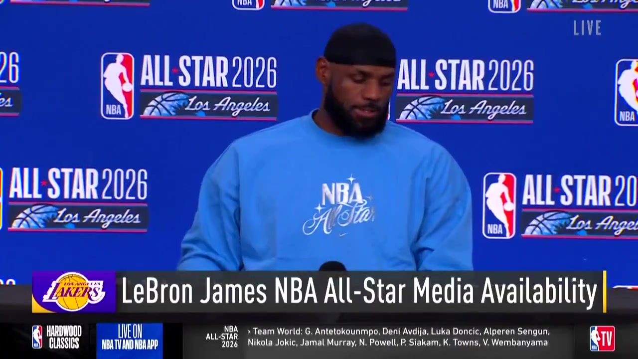 LeBron James on this year's Lakers Not quite sure how many games we've had where we had a full roster I know it's been a lot more than over half for sure Our success is gonna come down to obviously I think our health We've gotten past the marathon and now the sprint is about to start