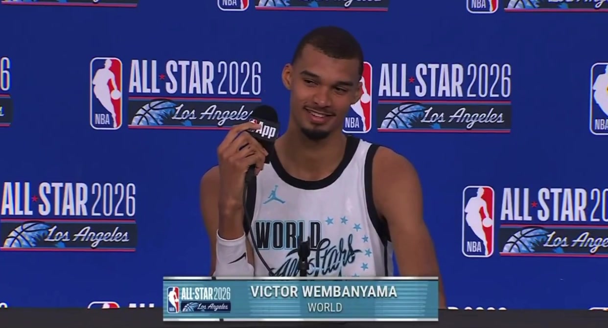Wemby when asked about Deni Avdija Takes a lot of free throws