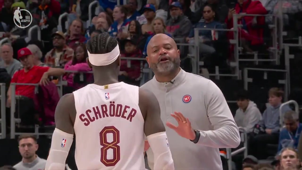 A fan was ejected from Cavs-Pistons for something he said to Dennis Schroder