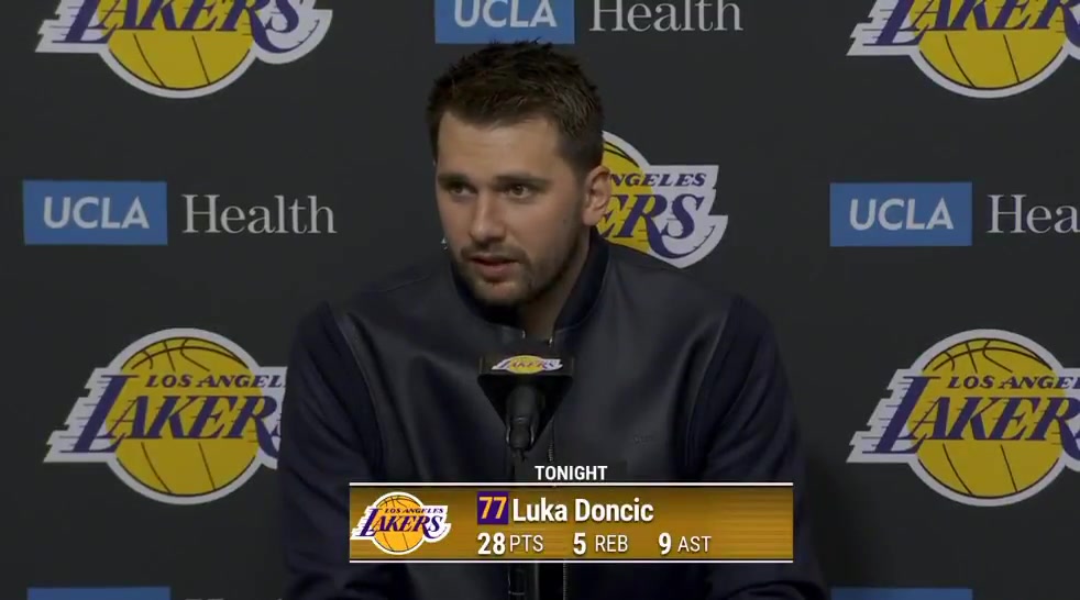 Luka Doncic on Rui Hachimura doing the pregame ritual Never again It was terrible