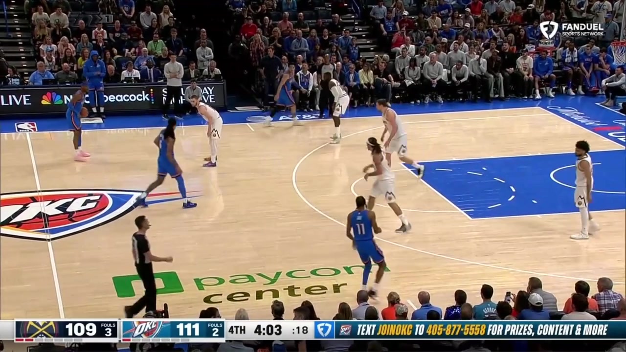 Jared McCain laces the deep three-pointer