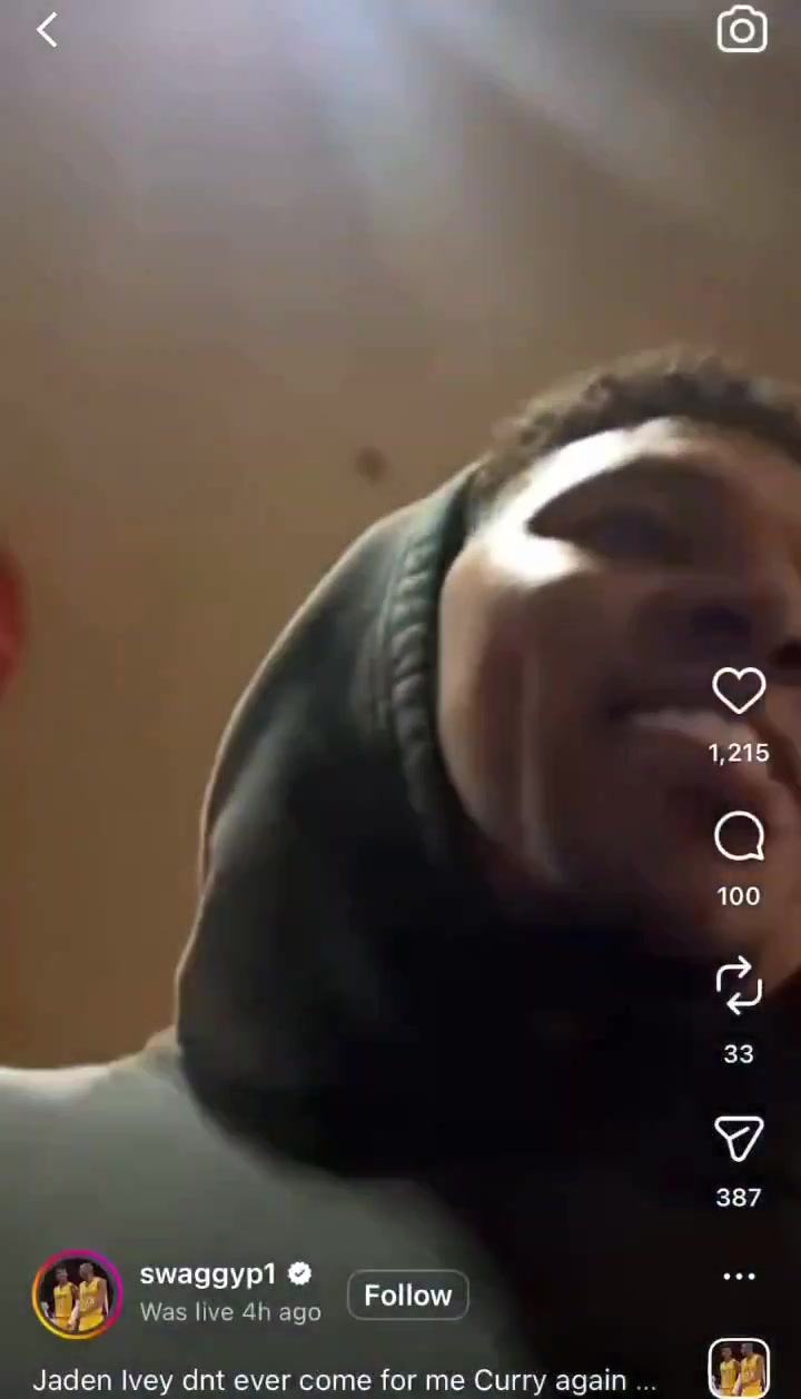 Nick Young speaks on Jaden Ivey Here's where you messed up You went at Steph Curry You said the Golden Child wasn't a Christian God might even do something to you for that What other na you know is 6ft and the best in the NBA