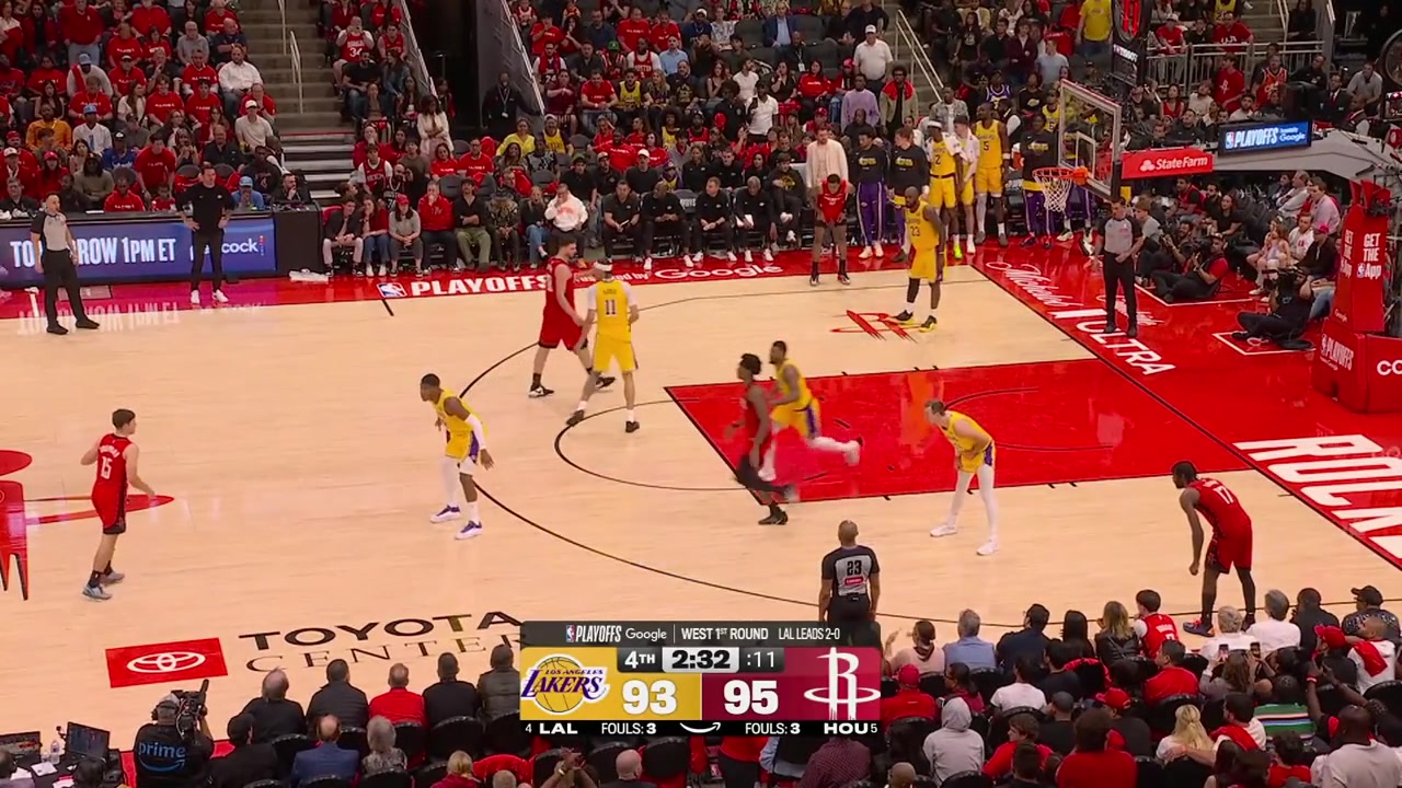 Alperen Sengun with the beautiful fake and dunk on Jaxson Hayes