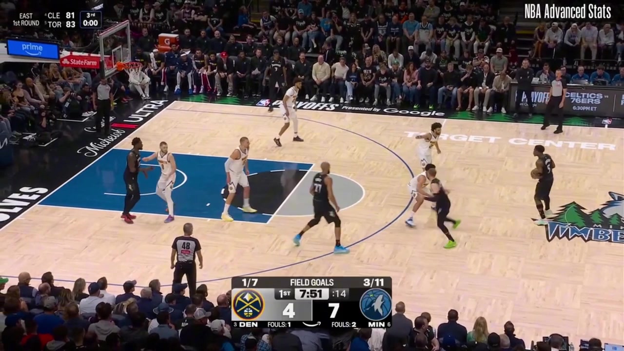 Lowlights Nikola Jokic Defensive tape in Game 3 vs the Minnesota Timberwolves Wolves relentlessly attacking targeting and hunting him on every possession