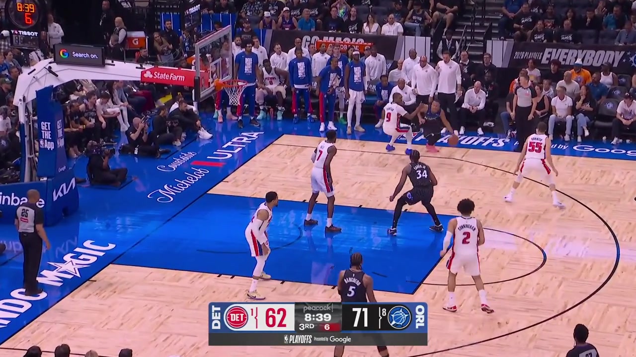 Desmond Bane recovers the loose ball and hits the turnaround corner 3 with replaysHe is now 66 from 3