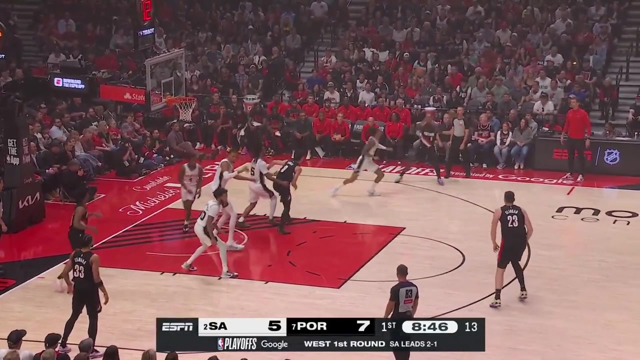 De'Aaron Fox full highlights vs Portland Trail Blazers yesterday 114-93 W - Game 4 - First Round of the 2026 NBA Playoffs28 Points on 1117 FG 647 48 from 3 24 FT 6 Rebounds 1 Off Reb 7 Assists 3 TOV 1 Steal 2 Blocks 1 PF and a - of 21 in 3845 minutes played