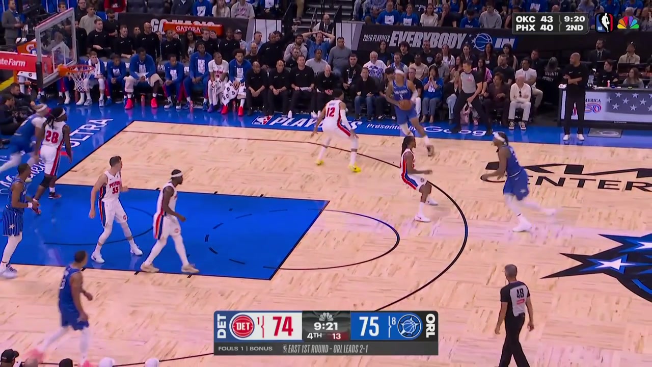 Paolo Banchero bullies Tobias Harris for the and-1