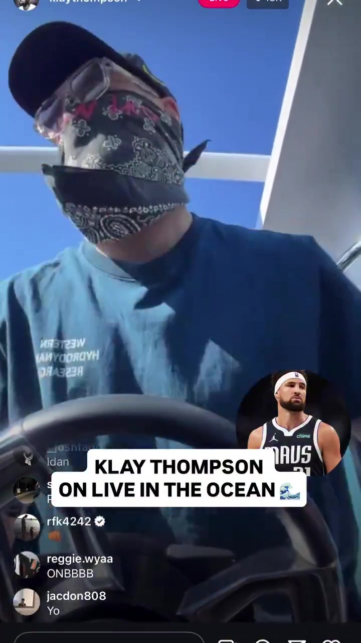Klay Thompson is enjoying life on the oceanGod it feels good to be back