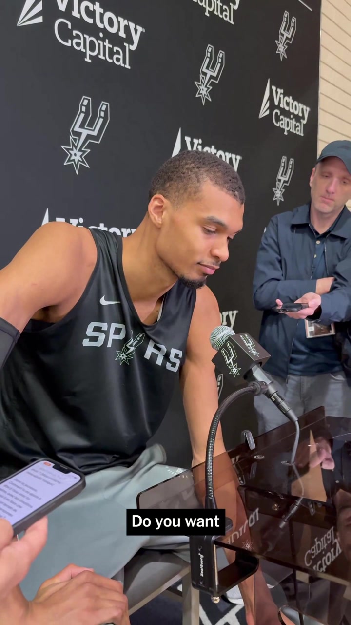 Victor Wembanyama on the Timberwolves matchup hoping Anthony Edwards returns