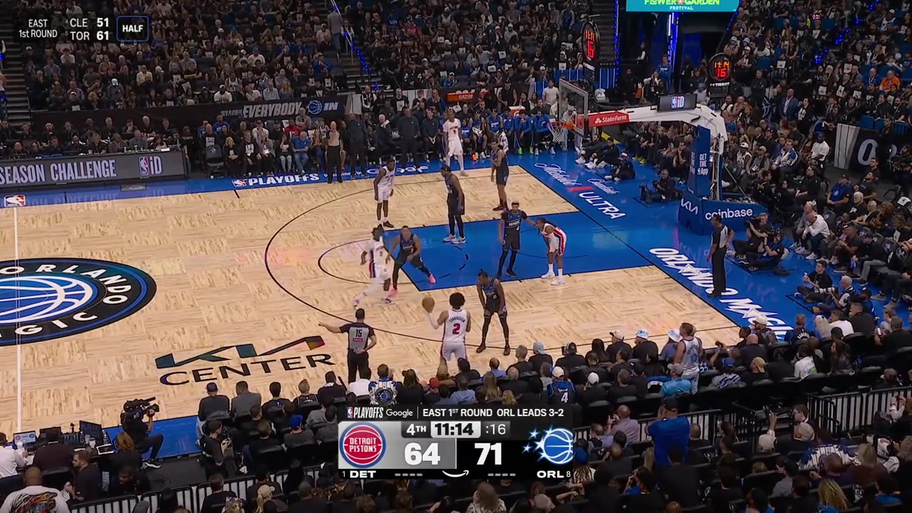 Cade Cunningham scores the And-1 floater to cut the Magic lead to just 5 with replaysThe Pistons were down by as many as 24 points
