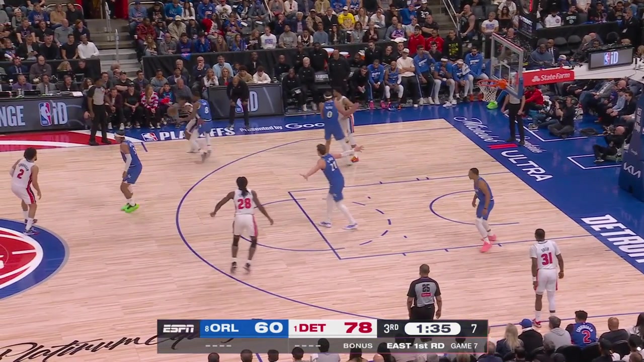 Tobias Harris with the turnaround jumper over Anthony Black and the 'too small' with a replay24 points for Team Tobias