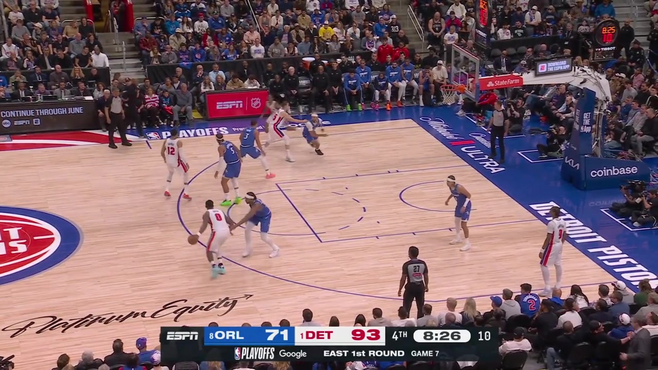 Tobias Harris hits a 3-pointer in Paolo Banchero's face to give him 27 points with a replay