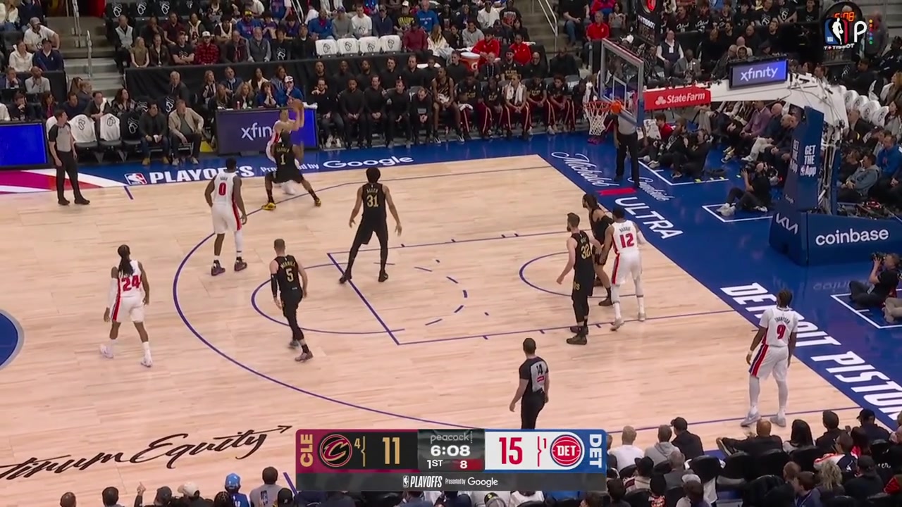 Jarrett Allen with his 3rd personal foul with less than 6 minutes into the game with a replay