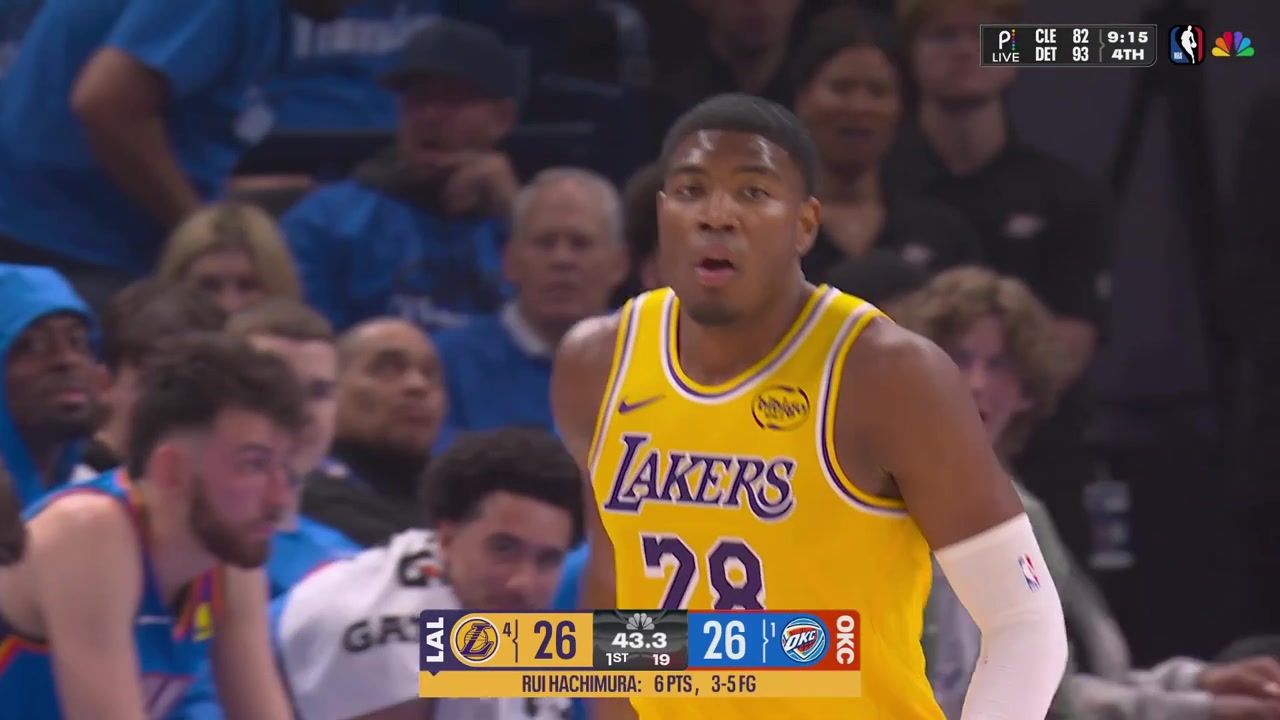 Shai Gilgeous-Alexander scores the tough And-1 on Jaxson Hayes with replaysYou can see JJ Redick's live reaction saying NO