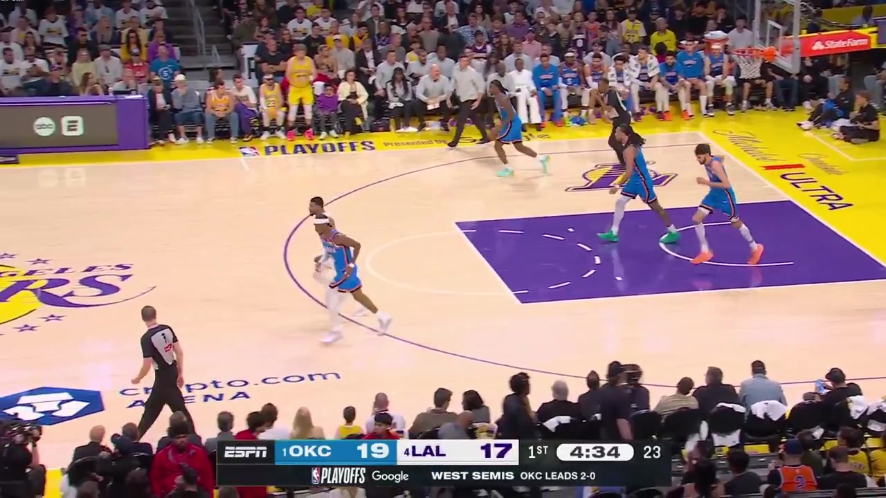 Cason Wallace full highlights vs Los Angeles Lakers tonight 131-108 W - Game 3 - Western Semifinals - 2026 NBA Playoffs16 Points 610 46 1 Offensive Rebound 1 Assist 1 Steal 1 turnover 3 PF and a - of 13 in 2444 minutes played