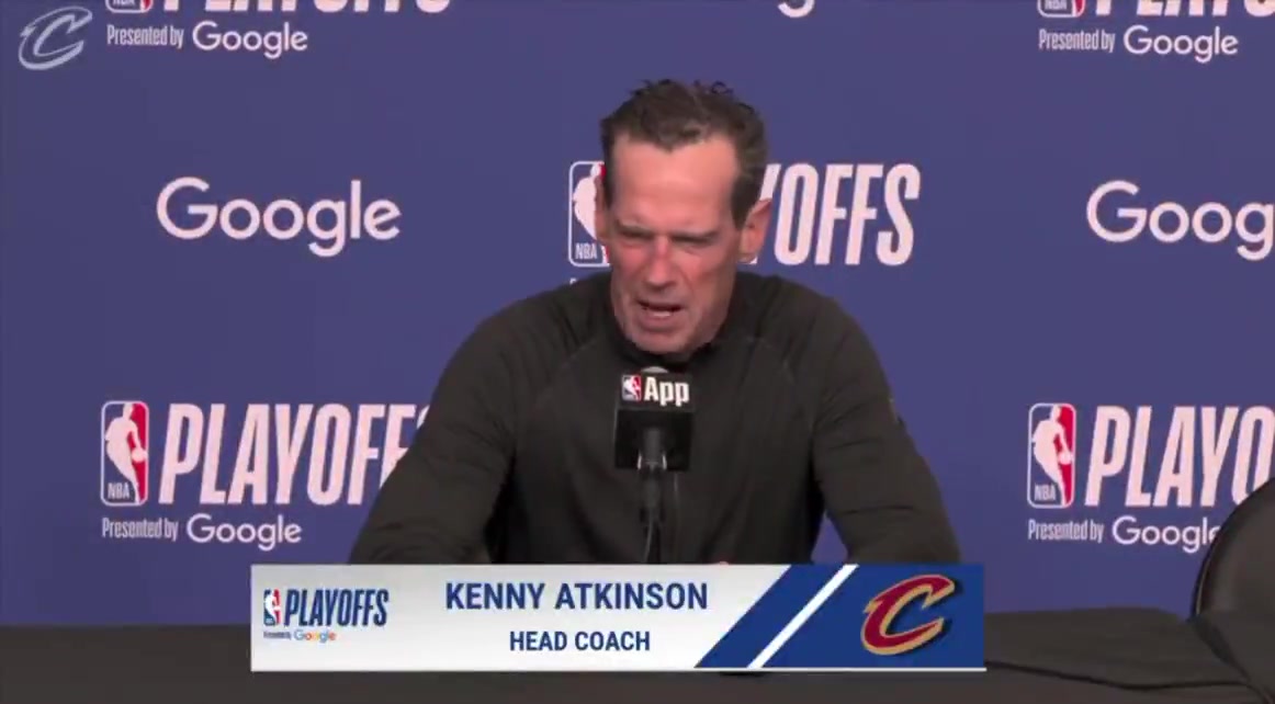 Kenny Atkinson on Donovan Mitchell He was better than Donovan Mitchell is that possible He kept this thing together this year when things weren't going great -- the beacon the light the leadership