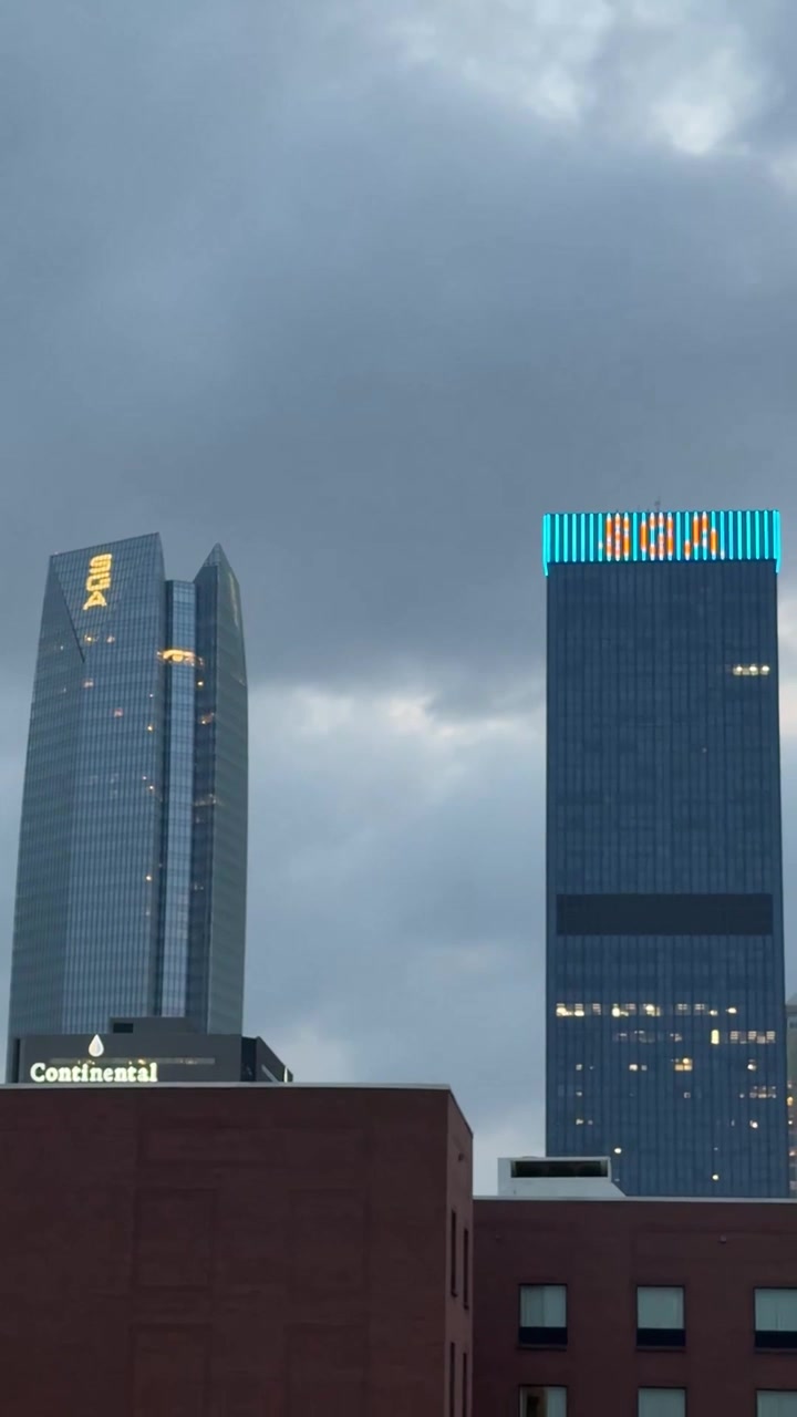 Oklahoma City skyline showing love for Shais 2nd straight MVP