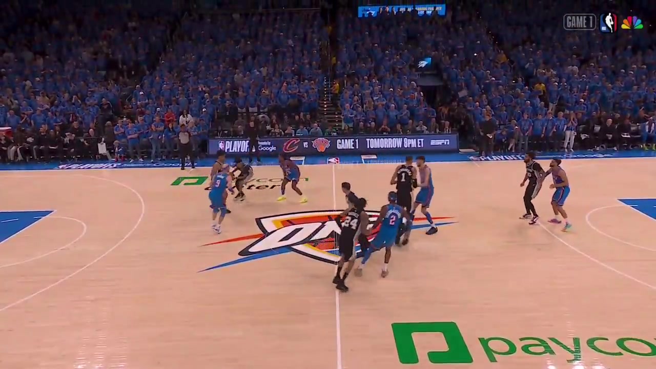 All the possessions in 1st and 2nd overtime - Oklahoma City Thunder vs San Antonio Spurs - Game 1 - Western Conference Finals - 2026 NBA Playoffs - 51826